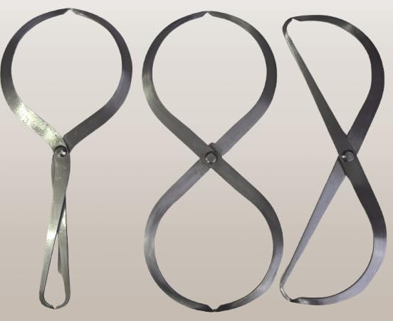 4" Woodworking Caliper Set 3 PIECE-NEW Dual Ended Combined Combo. 4INCH ONE Side + 4INCH Other Side Wood-Turning Lathe.