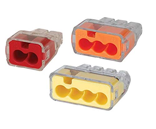 Ideal in-Sure 2-Port x10, 3-Port x10, 4-Port x10, Non-Twist Connector for Solid, Stranded, and Tin Bonded Wire