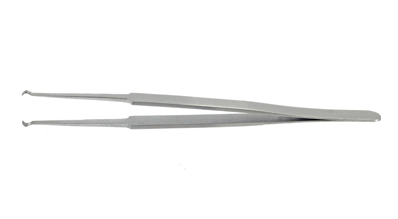 Lock Pin Tumbler Tweezers for Locksmith Pinning & Rekeying Kit Stainless Steel Straight Round Open Slot Tweezers Metal Wire Holding Tweezers Locksmith Tools