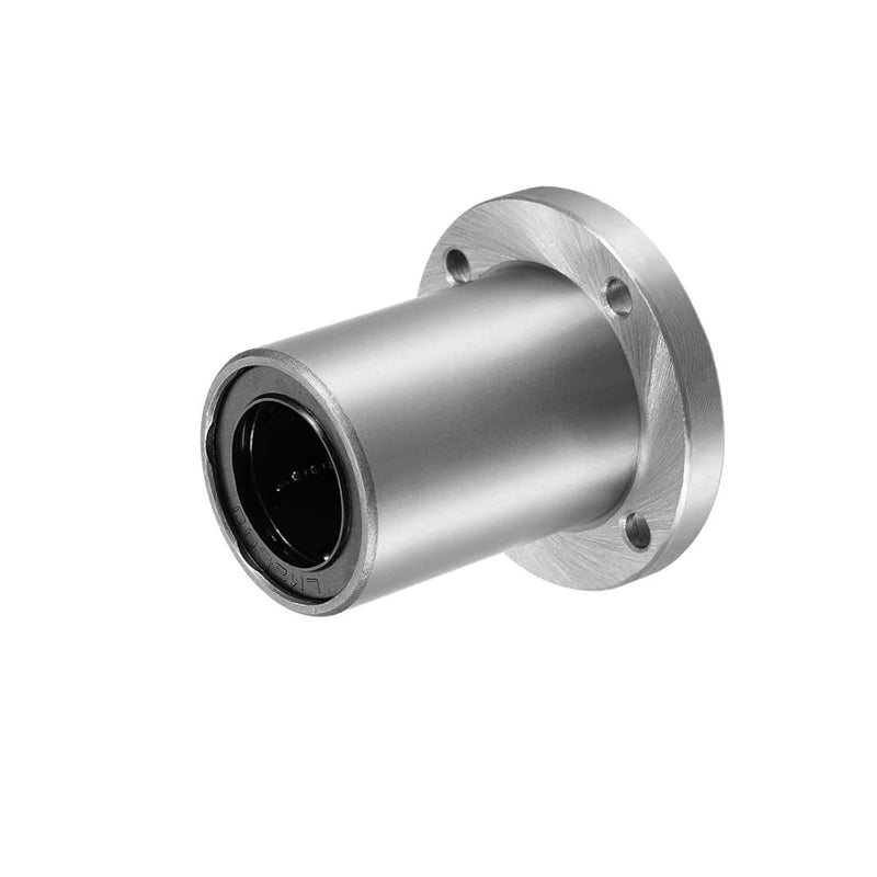 uxcell LM25UU Round Flange Linear Ball Bearings, 25mm Bore Dia, 40mm OD, 59mm Length 2Pcs