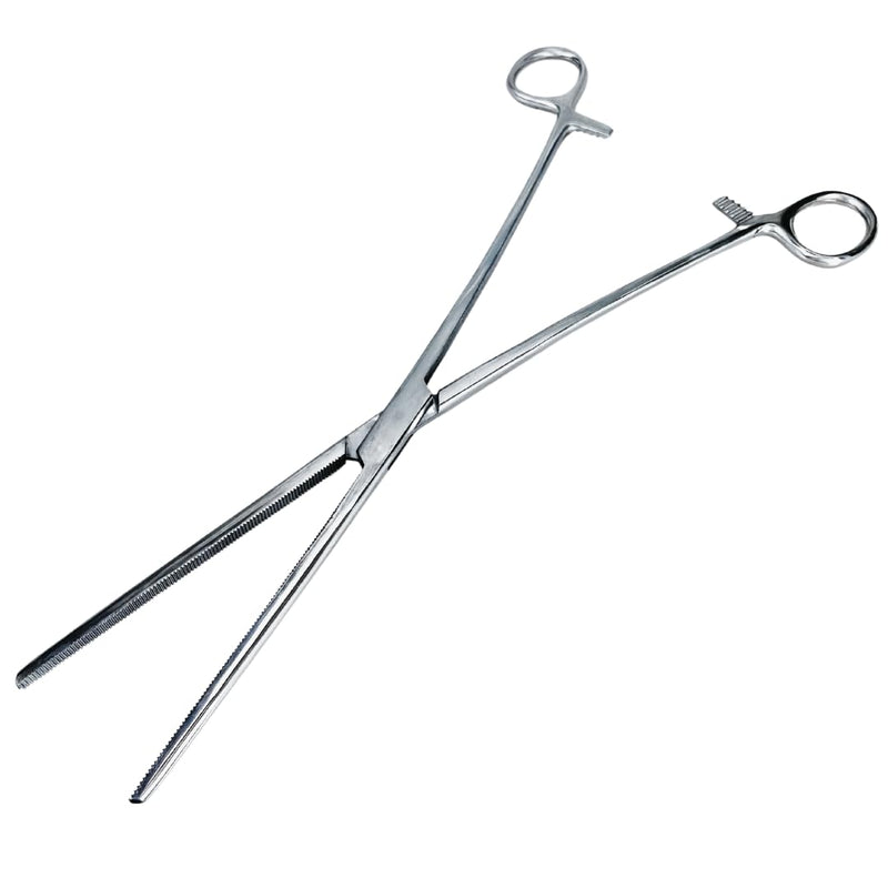ADROIT 15" Straight Extra Long Hemostat Forceps | Stainless Steel Design | Extra Long with Small Teeth On Jaws | Locking Mechanism Built in | Great for Sewing, Fishing, Jewelry Making, Multi-Use 15"