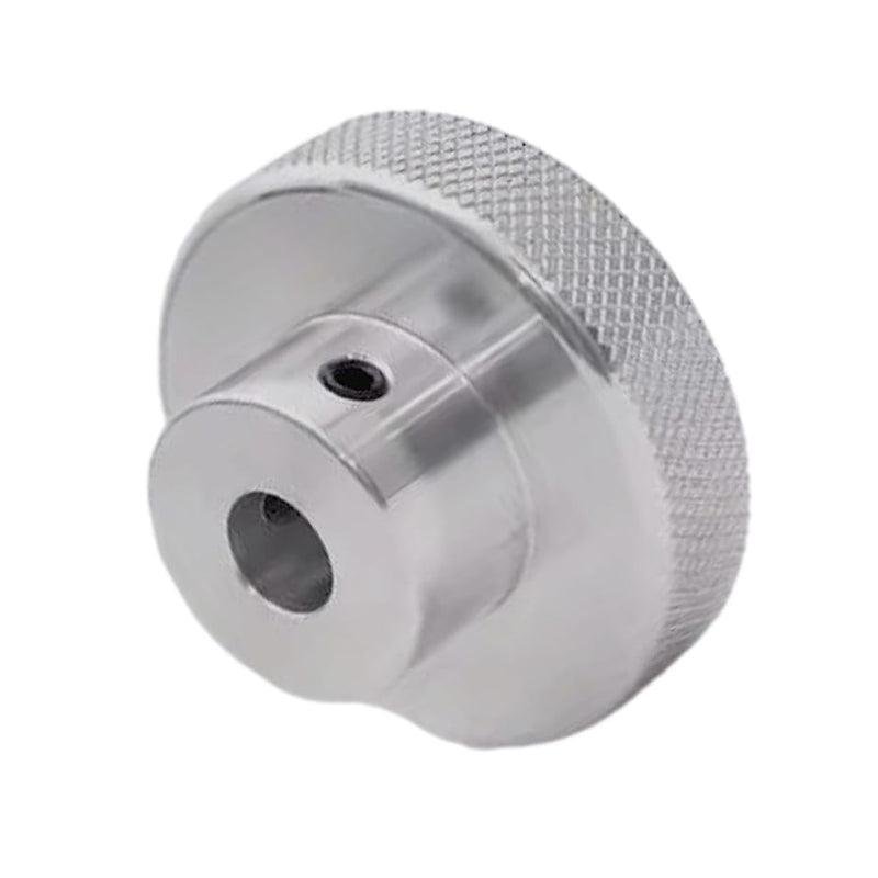 CHANCS Aluminium Alloy Machine Tool Handwheels 30mm OD 5mm Bore Turning Handles for Lathes Milling Machine Machinery Accessories 30-5 Silvery