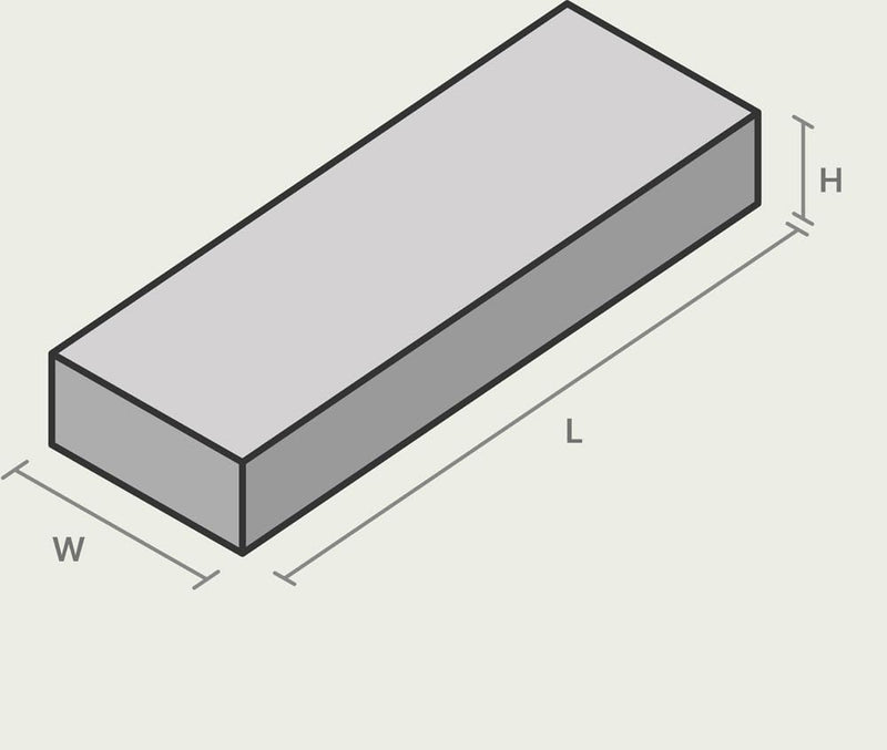 Naniwa NA-0060 New Arata Professional Rough Whetstone #600 8.3 x 2.8 x 0.6 inches (210 x 70 x 15 mm)