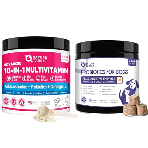Dog Vitamins Powder with Probiotics for Dogs