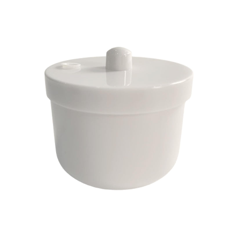 Autoclavable Dental Burs Soak Box with Strainer Dental Bur Holder Cleaner for Cleaning Dental Burs (White) White
