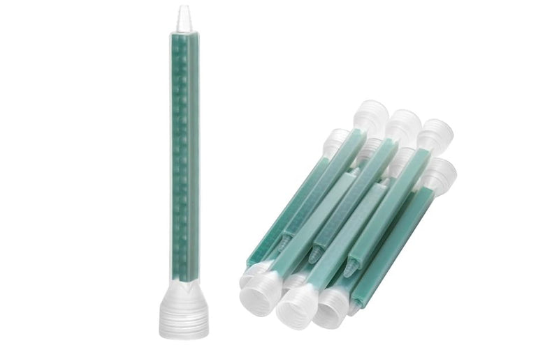 QWORK Epoxy Mixing Nozzle, Static Mixing Nozzle Tip for Adhesive Cartridges, Pack of 20 20 Pcs