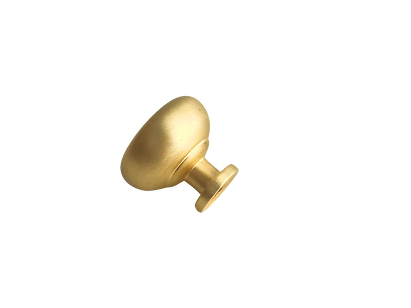 CAYBO 10 Pack Brushed Brass Round Cabinet Knobs 1.13 inch / 28.6mm (Diameter) for Kitchen Cupboard,Bathroom Dresser. Cabinet Hardware Knobs Made from Durable Zinc Alloy 10 Pack 1.13"/28.6mm