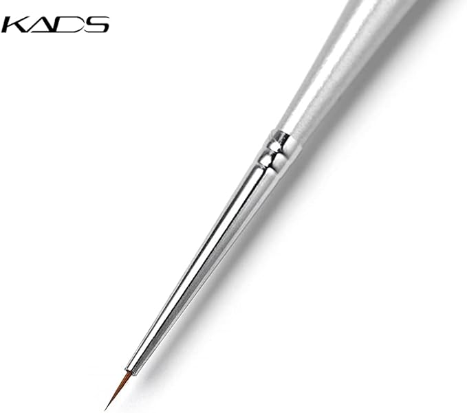 KADS Nail Liner Brushes 3pcs Set Ultra Fine Liner Brush 5.5mm 6mm 8mm Gel Nail Brush Nail Brush Painting Nail Art Tools - NewNest Australia