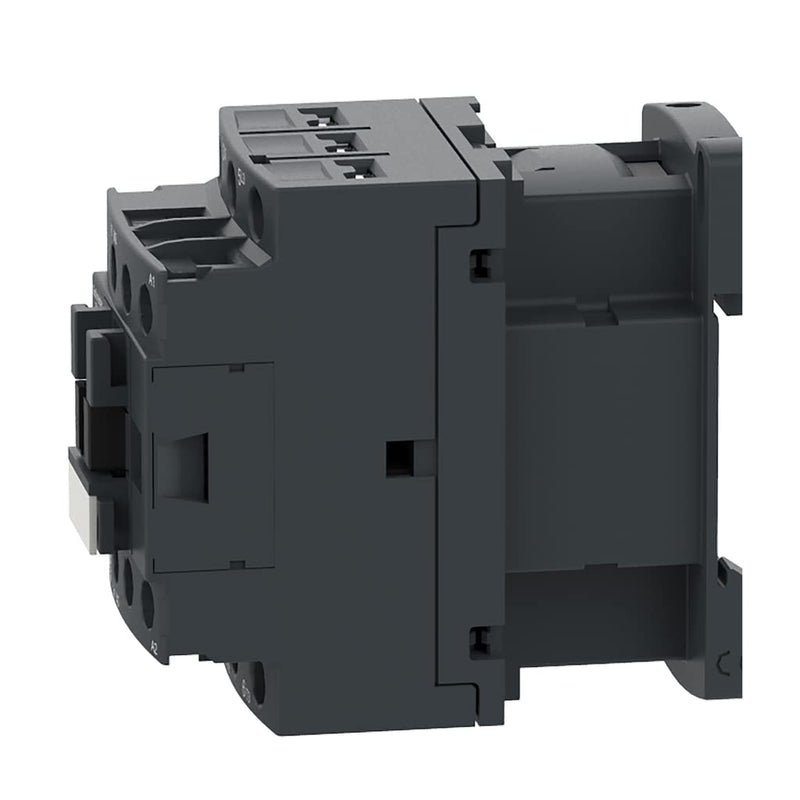 Schneider Electric DPE09B7 Easy TeSys IEC Contactor, 3HP, 480V, 24VAC Coil, HVAC & AC Contactor, Pumps, Compressors, DIN-Rail Mount/Screw Fixing, 1/3HP 115V-1Ph, 1HP 230V-1P, 2HP 200-230V, 3HP 460V