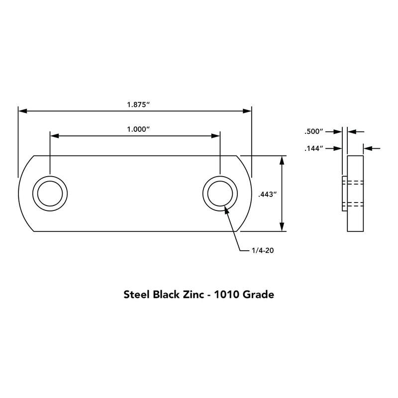 8020, 3280, 10 Series 1/4-20 1/4 Double Threaded Slide in Economy T-Nut Steel T-Slot Accessories for 80/20 Aluminum Extrusion Hardware Nuts (25 Pack) 25