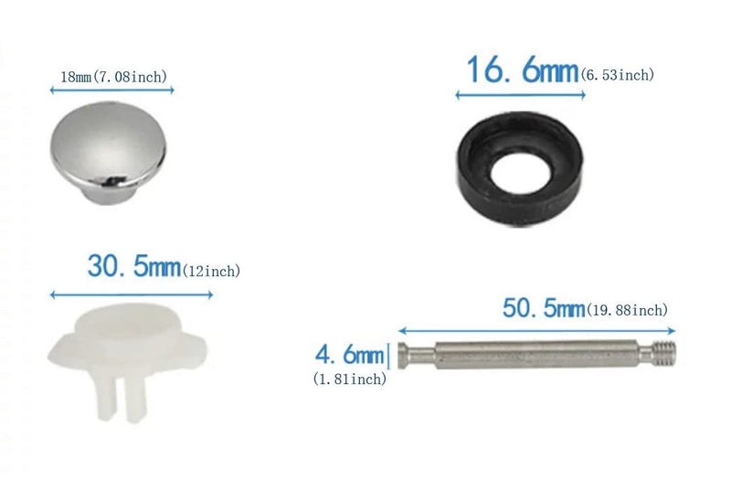 TUB Diverter SPOUT Repair KIT Chrome(Universal FITS Most)