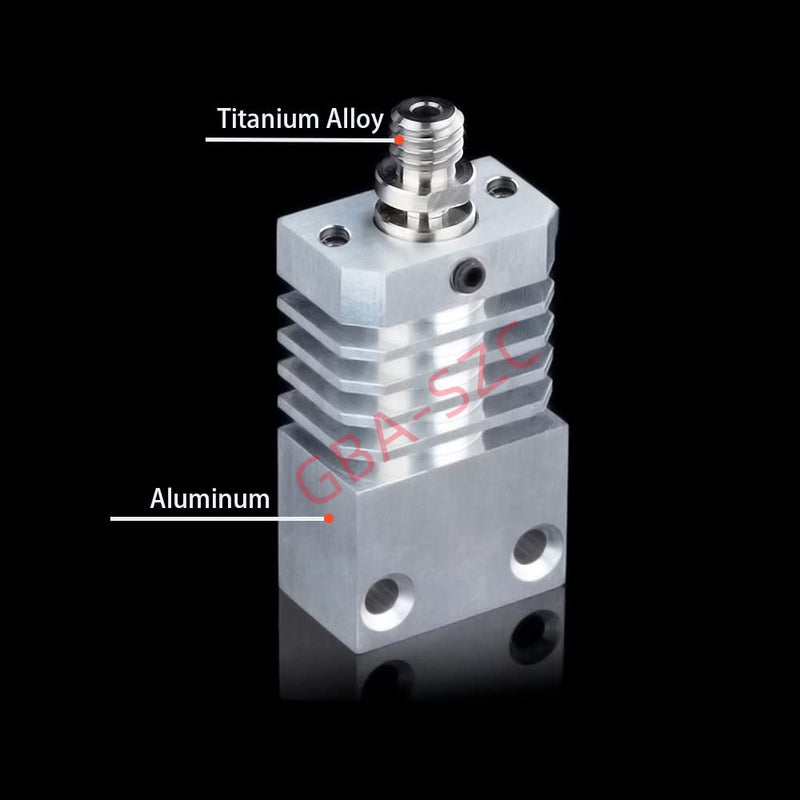 CR-10s PRO All Metal Hotend,Precision Hotend Upgrade Kit,Hardened Steel Nozzle Kit,for CR-10s PRO,CR-10s Pro V2 CR-10 Max,Ender 3 Neo, Ender 3 V2 Neo.(Type2) Hardened Steel Nozzle Kit