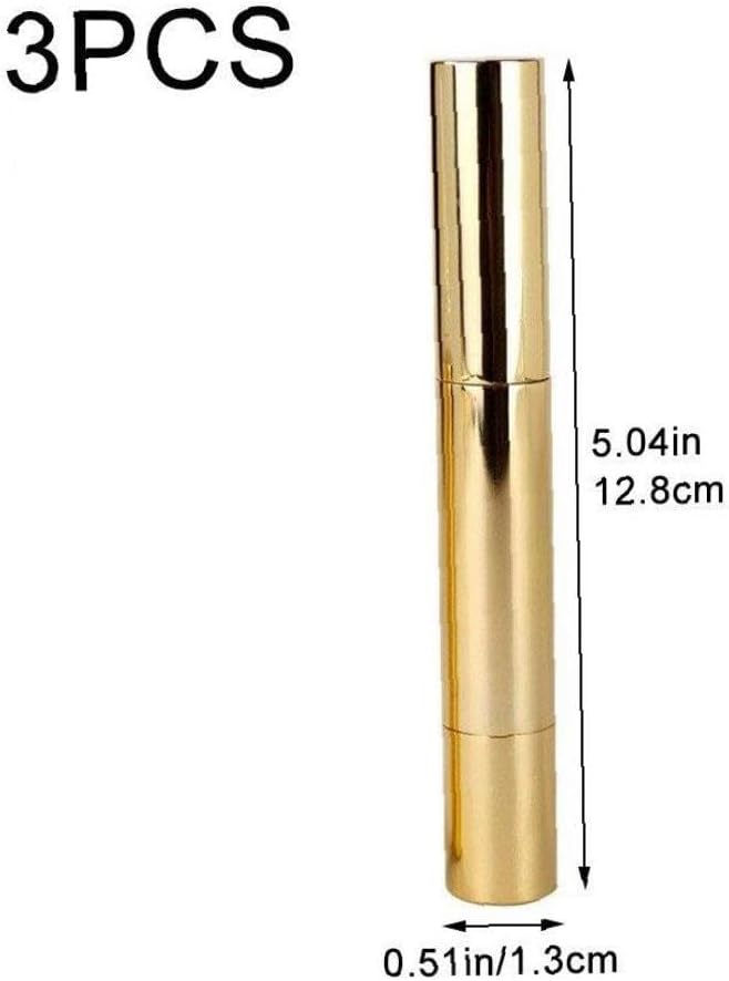 Empty Nail Oil Twist Pen Cosmetic Container Lip Gloss Brush Applicator Eyelash Growth Liquid Tube 3ml 3pcs - NewNest Australia