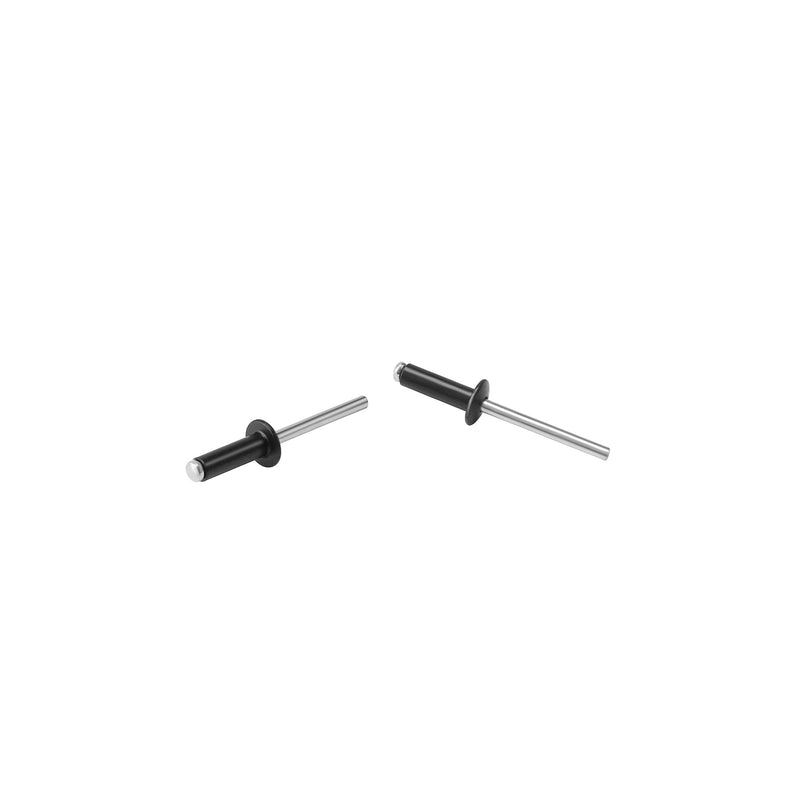 100pcs 1/8" x1/4" Aluminum Blind Rivets, Black,3.2x 6mm Pop Rivets 1/8" x1/4"