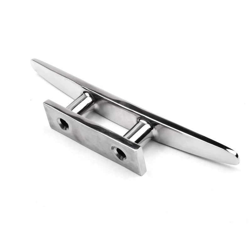 316 Stainless Steel 5" Open Base Boat Cleat Pack of 2