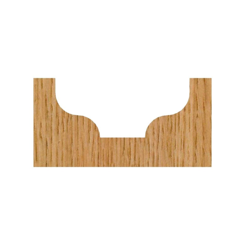 Whiteside 3608 Plunge Ogee Router Bit: 3/16 Inch Radius, 3/8 Inch Small Diameter, 1-1/8 Inch Large Diameter, 1/2 Inch Cutting Length, 1/2 Inch Shank, 2-1/4 Inch Overall Length
