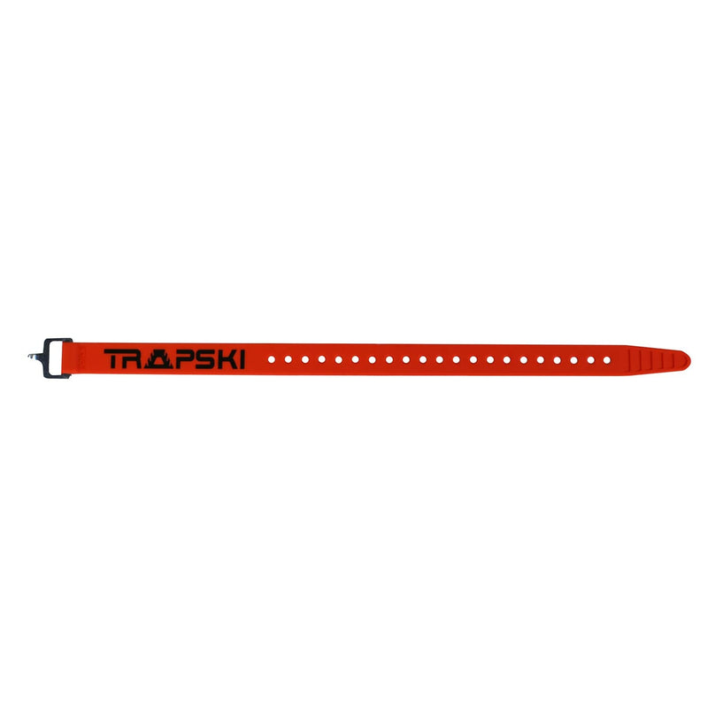 TRAPSKI Voile 15 Inch Aluminum Buckle Strap | Multi-Use Tension Strap for Skis, Bikes, Cargo, Tools, Marine & Boating, Outdoor Sports | UV-Resistant | Made in The USA (Orange 3PK) Orange 3PK