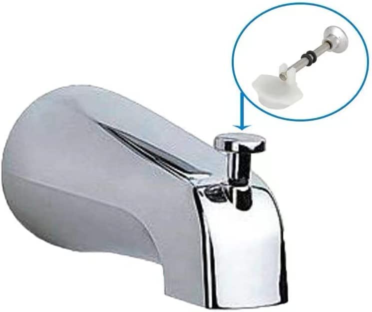 TUB Diverter SPOUT Repair KIT，Diverter Tub Spout Repair Kit，Bathtub Spout with Diverter Repair Kit，Chrome(Universal FITS Most)