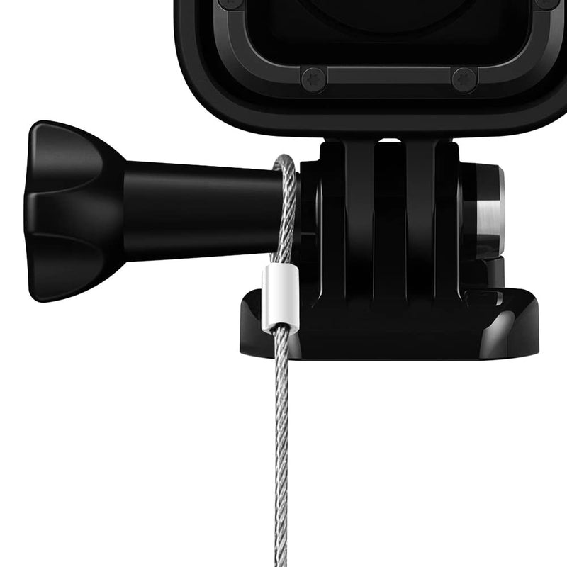 5 Pack 40 Inch(100cm) Stainless Steel Tethers with 4 Pcs Spring Snap Hook Clips, Steel Wire Cable with Loops Vinyl Cover Coated Short Rope Lanyard Lock Tether Chains, Black 5p-100cm-black