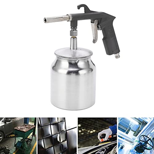 Sand Blaster,Sand Blasters,Sandblaster,Handheld Sandblaster Aluminium Alloy Air Sand Blaster Gun Set Spray Gun Blasting Machine with 750CC Pot