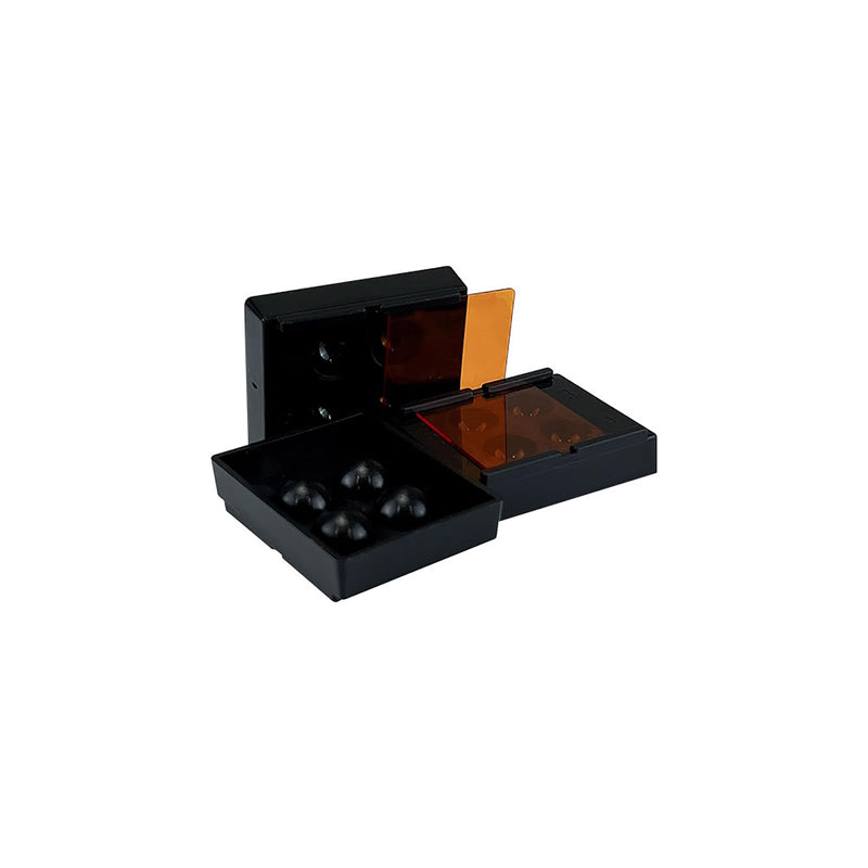 4 Holes Dental Veneer Storage Box, YOUYA DENTAL 5PCS Teeth Patch Shading Light Storage Case Membrane Dentistry Tooth Denture Patch Box Retainer Molar Box Denture Retainer Molar Box Protector Container 5PCS Dental Veneer Storage Boxes