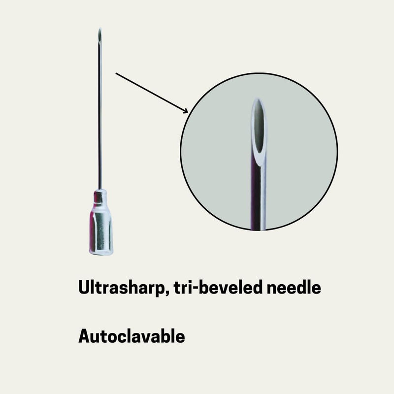 Eli-Vet Veterinary Aluminum Hub Needle, 20G x 1 1/2 inch (38 mm), Individual Sheath, 100 per Box, AHN2038