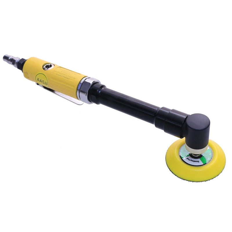 AT-7039L Extended Track Air Polisher, Handheld Pneumatic Grinder 20,000 RPM