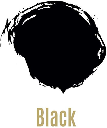 THE ONE Paint & Primer: Most Durable All-in-One Furniture Paint, Cabinet Paint, Front Door Paint, Wall Paint, Bathroom, Kitchen - Fast Drying Craft Paint Interior/Exterior (Black, Matte, 8.5oz) Metal Can - 8.5oz Black (Matte)
