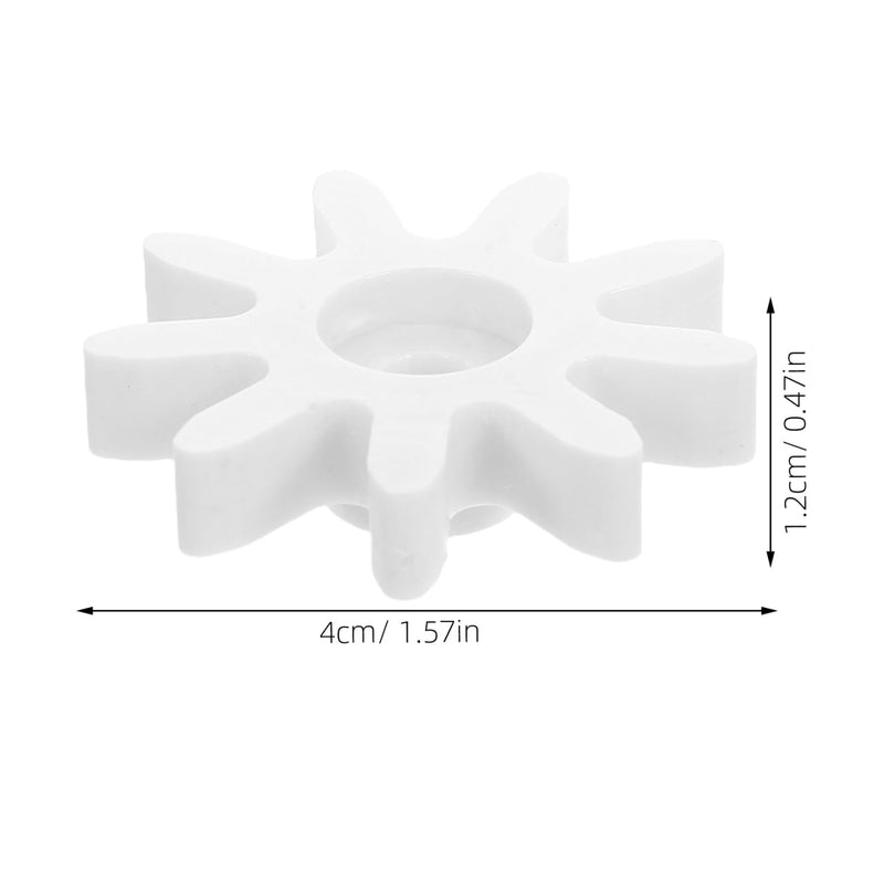 VOSAREA 4Pcs Tooth Plastic Gears for Gumball Machines Coin Operated Gear Set Mechanical Gears for Projects Candy Machine Parts Gear Accessories