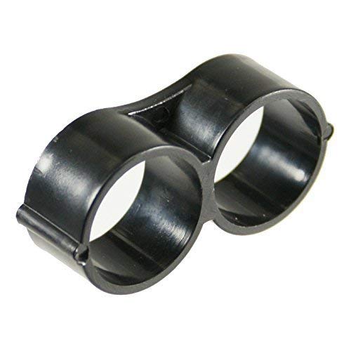 Irrigation Fittings Kit for 1/2" Tubing 20 PIECE SET - 5 Tees, 5 Couplings, 5 Elbows, 5 End Cap Figure 8 Plugs - Barbed Connectors (For Rain Bird 16mm .520 ID and Compatible Drip or Sprinkler Systems) Black