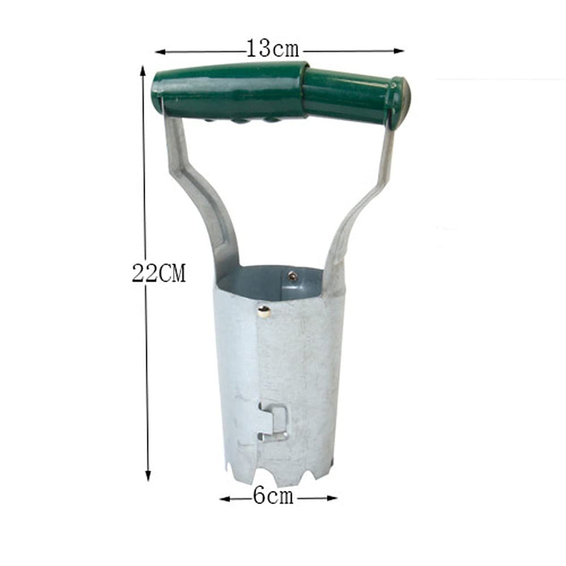 1PC Bulb Planter Metal Garden Bulb Planting Tool Handled Bulb Planter for Digging and Refilling Hole Consistent Planting Flowers