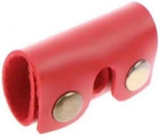 Razor Head Protector Cover Cutter Head Protector Leather Protective Cover Portable Safety Razor Protector for Travel Red - NewNest Australia