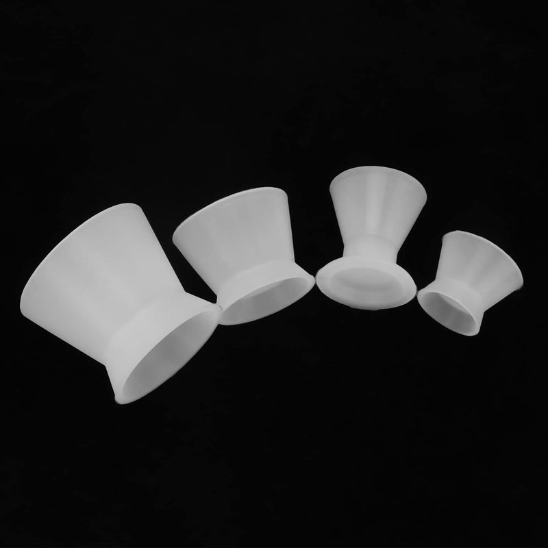 4Pcs Laboratory Mixing Cup Materials Mixing Bowl Set, Silicone Rubber Dental Materials Mixing For Instrument Organizers & Tubs Mixing Self-Curing Mixing Cup