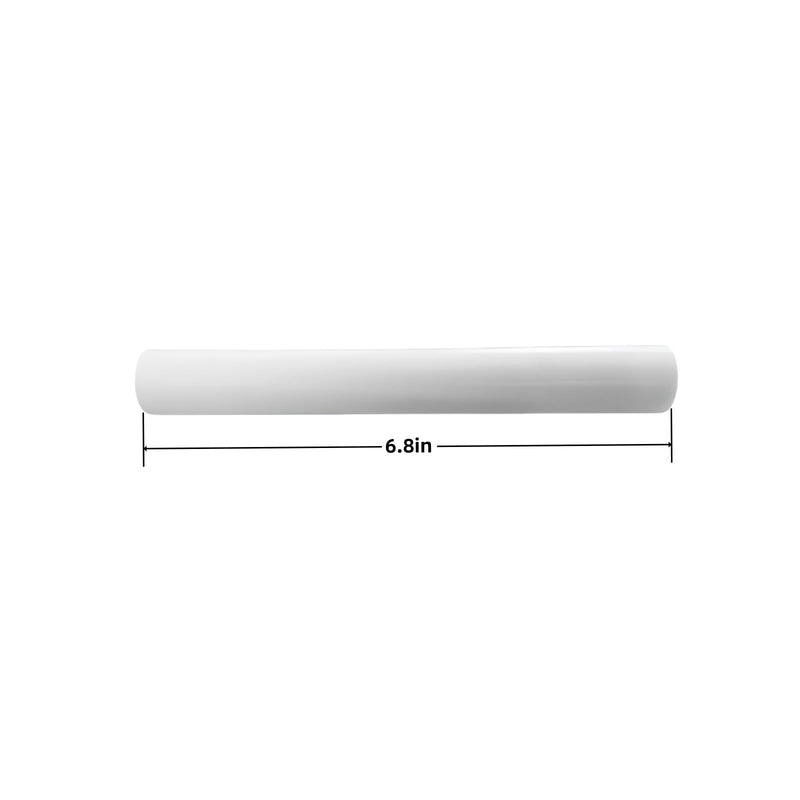 PTFE Static Mixer, NPT Threaded Inlet, Static Mixer Gas Liquid Agitator (1/2inch - L :6.8in) 1/2inch - L :6.8in