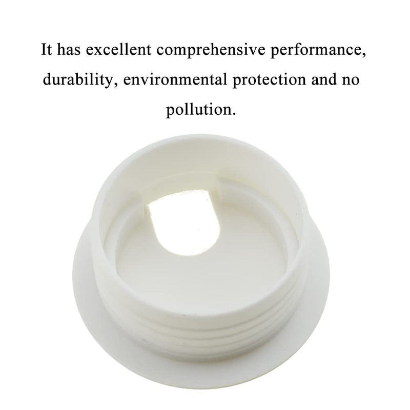 HAHIYO 2Pcs 1.5Inch/38mm White ABS Plastic U-Shaped Desk Grommet Wire Grommet Cable Management Cord Hole Cover Desk Wire Hole Insert Wire Organizer for Computer Office Home School Equipment Systems U-shaped-1.5in-White-2P