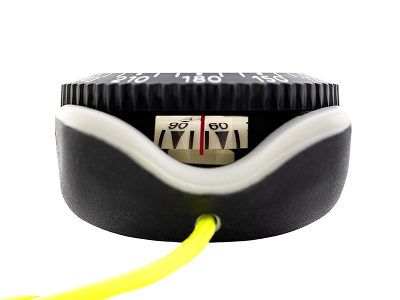Handbearing Compass - V-Finder - Ergonomic and Ambidextrous Design - 40mm Dial. Shockproof, Waterproof and Sandproof. Precise and Precious Companion When Trekking or Hiking. - Made in Europe