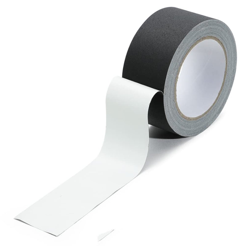 Cloth Bookbinding Repair Tape Cloth Book Repair Tape 2 Inch by 33 Feet Self Adhesive Non Reflective Cloth Tape for Old Books Antique Books Daily Supplies (Black) Black