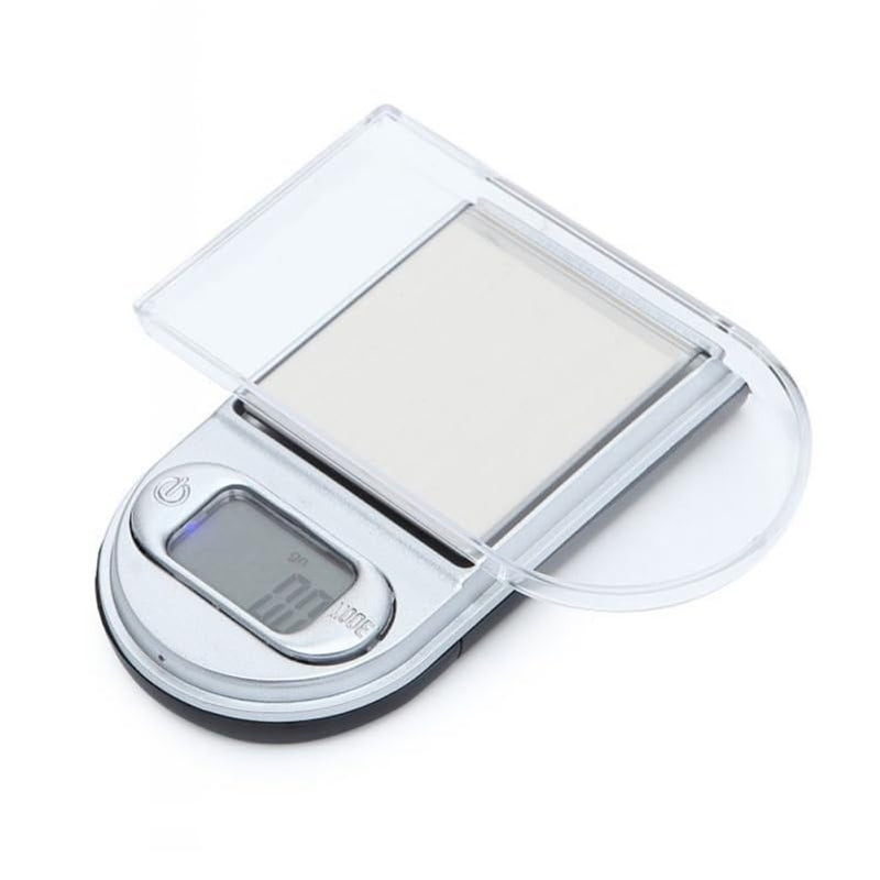 IMIKEYA Mini Digital Jewelry Scale 100G 0.01G Precision Portable Pocket Electronic Scale Lighter Shape Compact for Jewelry Medicine Coins As Shown Size 2