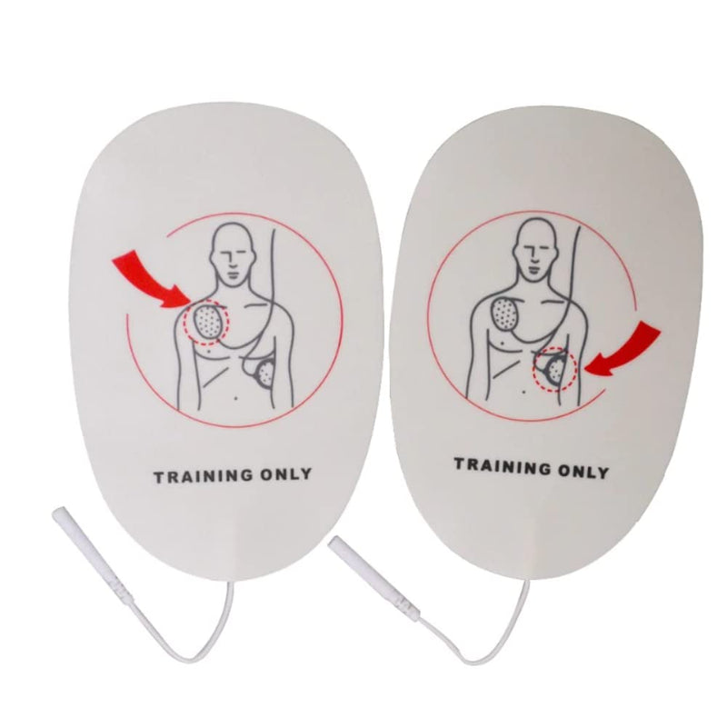 WNL Products AED Trainer Pads - 5 Pack Replacement Practi-Trainer Electrode Pads XFTAP Compatible with WL120ES10 and WL220ES0 Practi-Trainers (Adult Pads) Adult