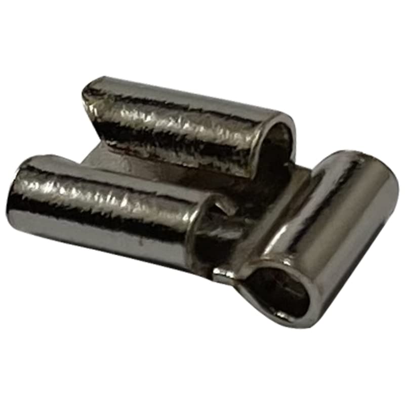 Sherco-Auto High Temperature Non-Insulated Female Flag Quick Connector 16-14 Gauge AWG .250 Stud Electrical Wire Terminal - USA Made - Pack of 100