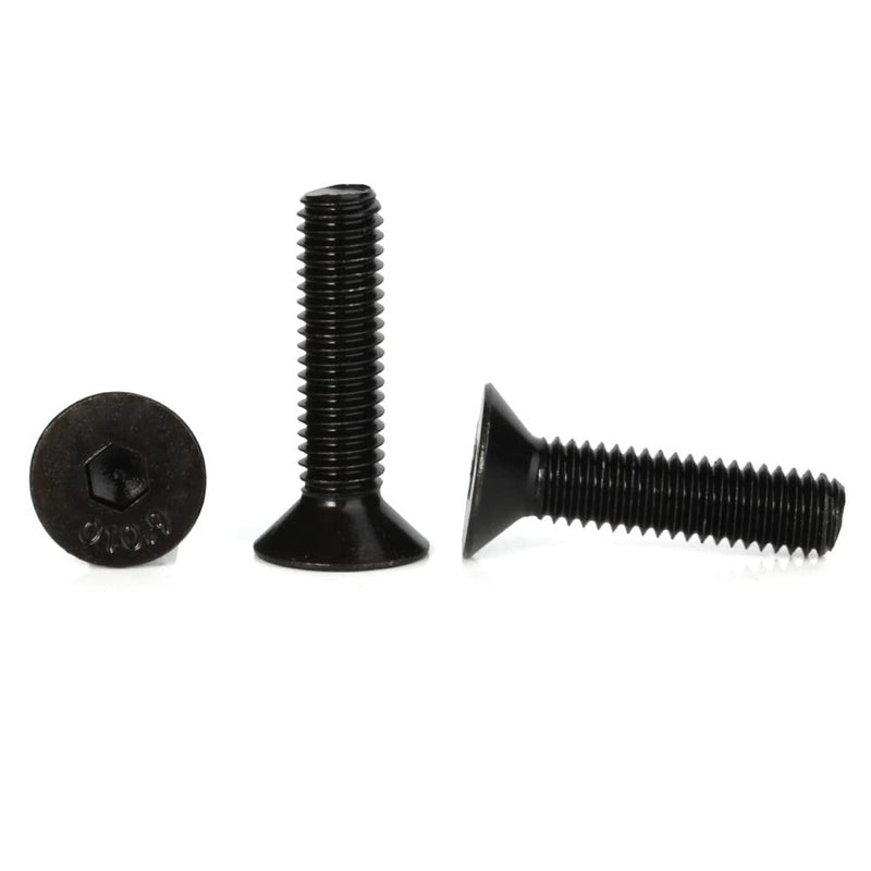 M5-0.8 x 16mm Flat Head Socket Cap Screws Countersunk Bolts, Alloy Steel Grade 10.9, DIN 7991, Allen Socket Drive, 100 PCS M5 x 16mm