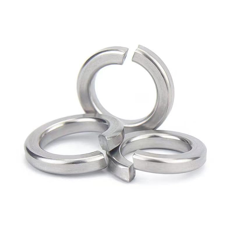 M10 Spring Lock Washers,Metric Split Lock Washer,304 Stainless Steel Lock Washers for Screws Bolts,50Pcs M10(50PCS)