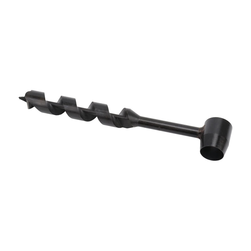 1 Inch Manual Auger Drill Bit with T Handle, Wood Auger for Bushcraft Backpack Camping Survival Tool (25-230mm)