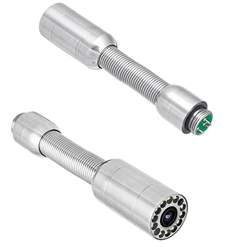 Sewer Camera Head Accessories Waterproof IP68 for Pipe Drain Endoscope Camera Replacement with Adapter (0.9inch/23mm)