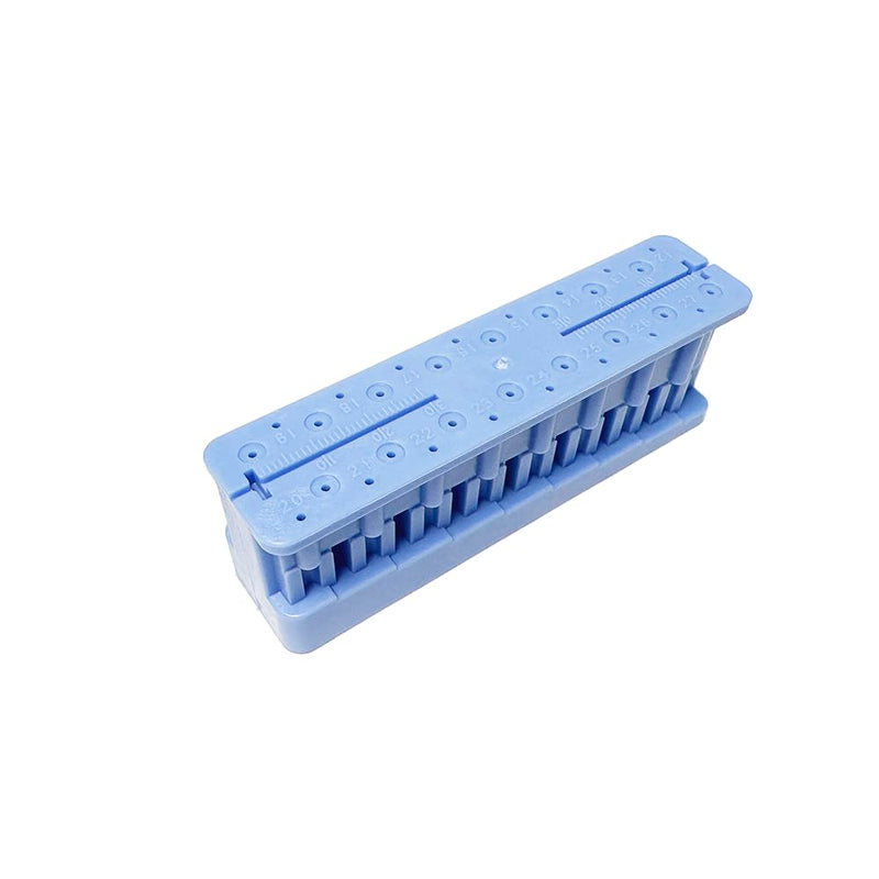 Dental Endo Measuring Block Box Autoclavable Endodontic Block Files Endo Ruler for Accurate Root Canal Measurement