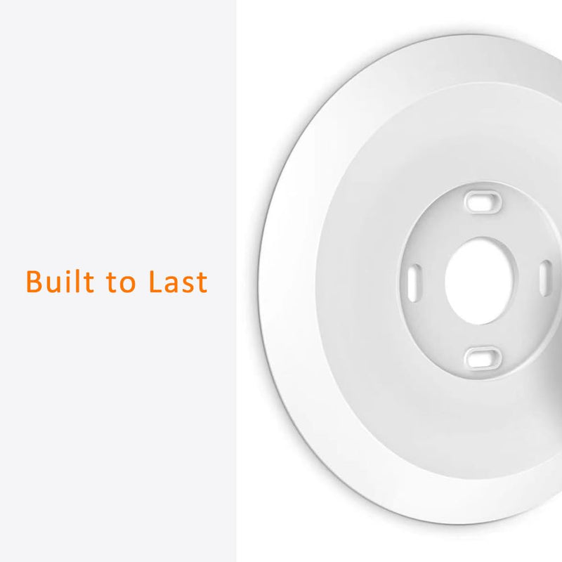 Wall Plate Made for The Nest Thermostat 2020 | Google Nest Thermostat Trim Kit Accessory | Easy Installation | Snow
