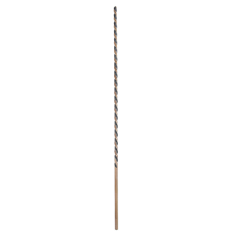1/4 x 18 Inch Long Drill Bit M2 High Speed Steel Drilling for Wood and Metal, with 13 Inch Flute 1/4" x 18"