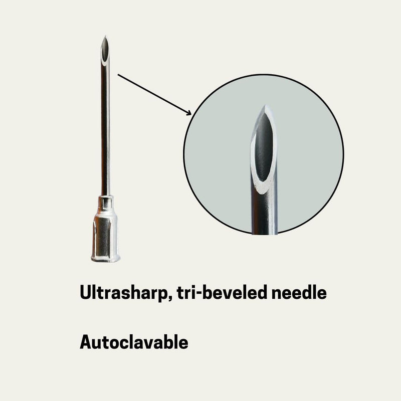 Eli-Vet Veterinary Aluminum Hub Needle, 16G x 1 1/2 inch (38 mm), Individual Sheath, 100 per Box, AHN1638