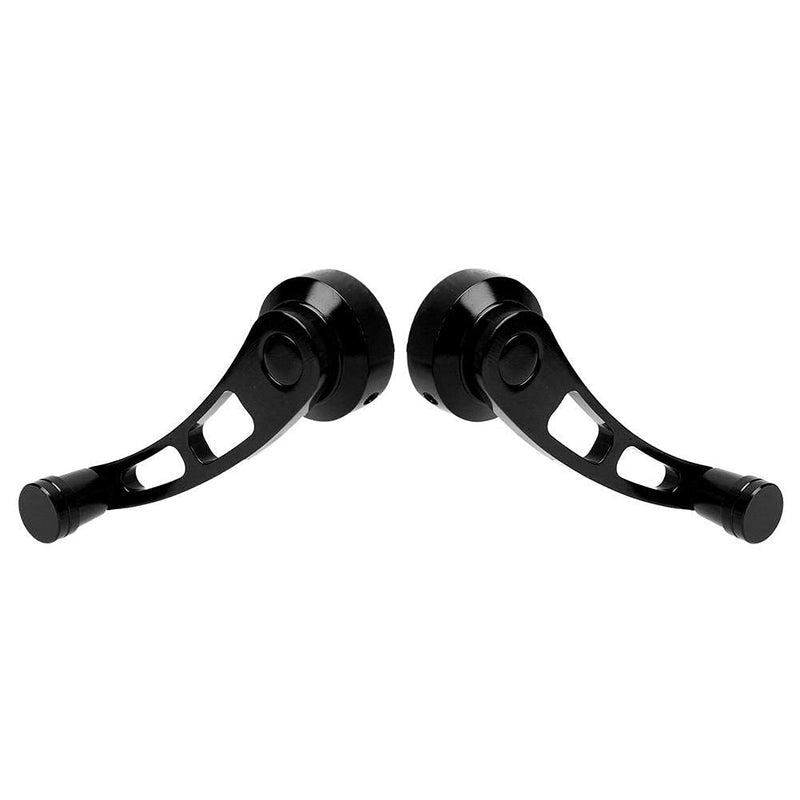 for kimiss Store Window Crank Window Crank Handle,2Pcs Window Crank, Alloy Window Handle Riser Winder Crank Handle Fit for Car(Black)