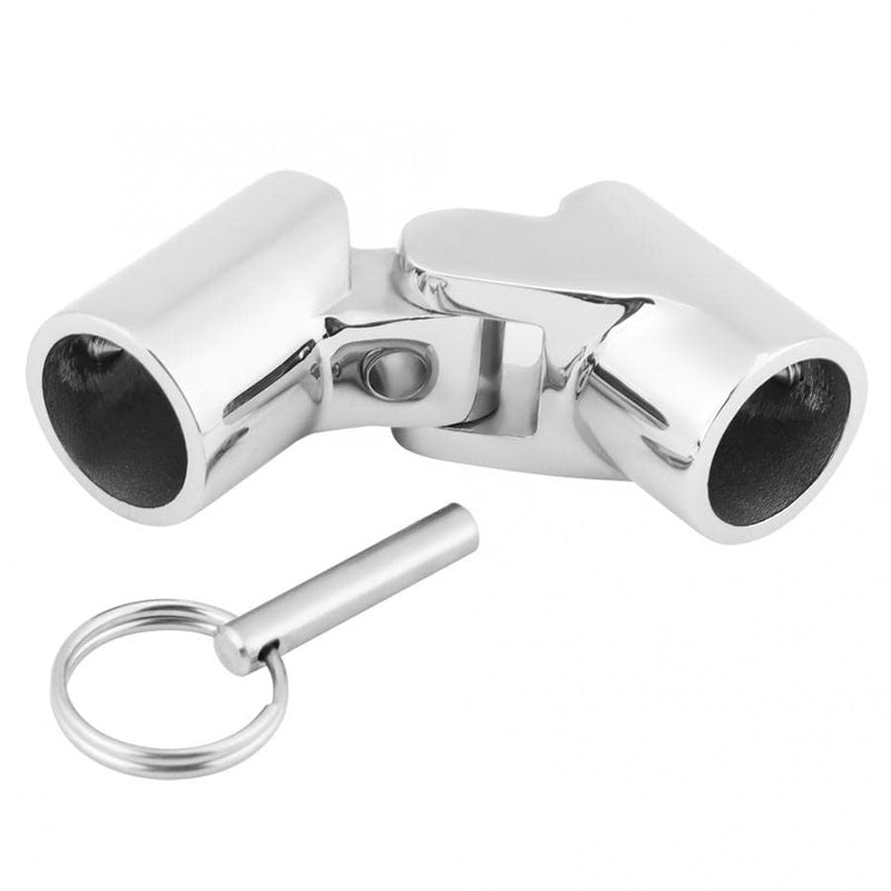 Heavy Dudy Marine Swivel Pipe Connector,Stainless Steel 316 Folding Swivel Connector Boat Rail Tube Pipe Fittings For22/25mm OD Tube/Pipe O.D.Size:32mm 1 1/4inch Style:with quick release pin